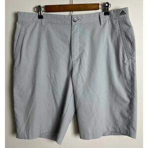 Adidas Golf Gray Performance Shorts Lightweight Active Wear Size 36 Men’s